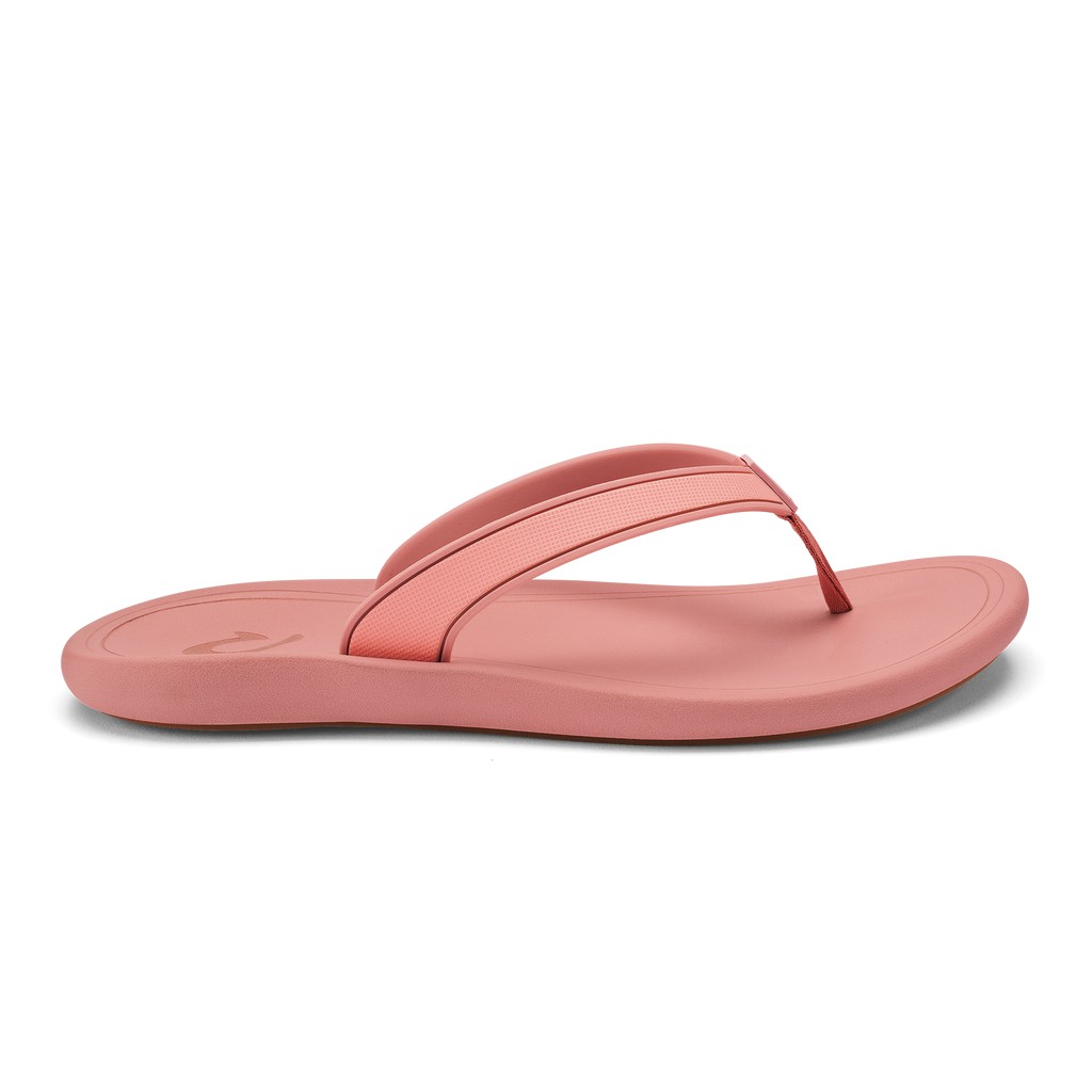 Olukai Zehentrenner Damen - Kapehe Wasserdichte Beach Rosa - 91380LJKW